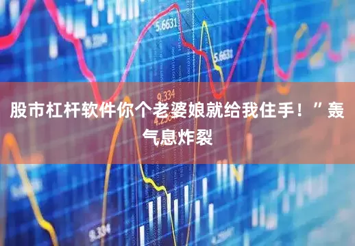 股市杠杆软件你个老婆娘就给我住手！”轰气息炸裂