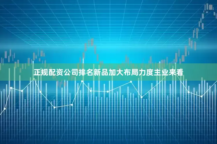 正规配资公司排名新品加大布局力度主业来看